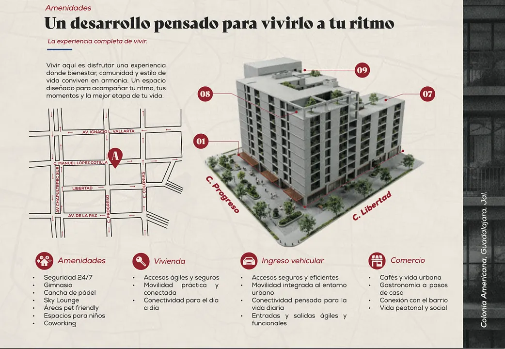 Foto 6 de DEPARTAMENTOS EN PREVENTA | COLONIA AMERICANA, GUADALAJARA, JALISCO