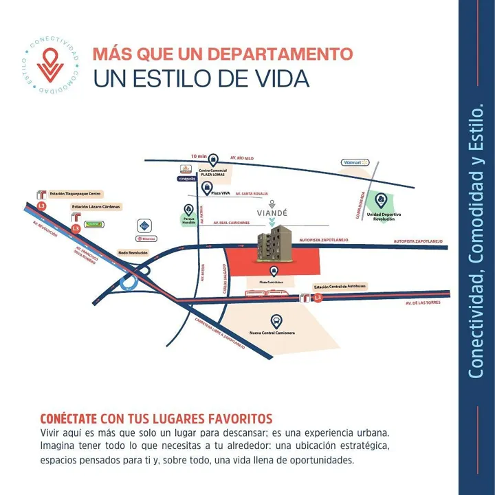 Foto 4 de Departamento Ópalo en Viandé, Tlaquepaque