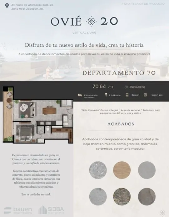 Departamento nuevo en la Zona Real de Guadalajara