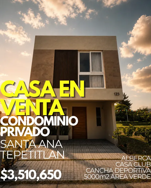 Estrena casa en Santa Ana Tepetitlán