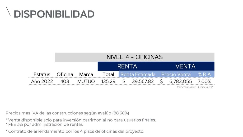 Foto 6 de Oficina en Venta en Leben Providencia