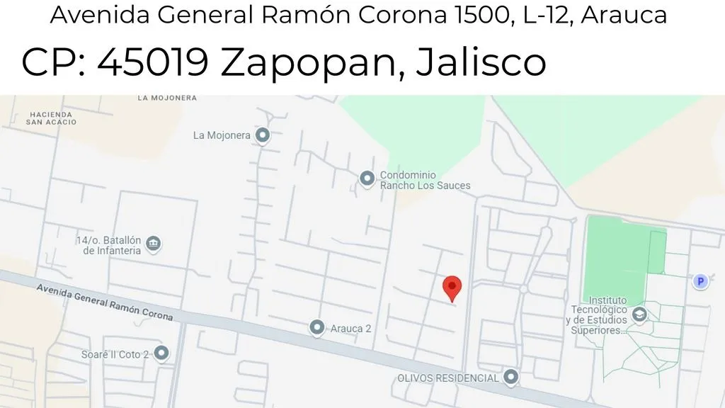 Foto 3 de Terreno en venta en Avenida General Ramón Corona, Valle Real, Zapopan