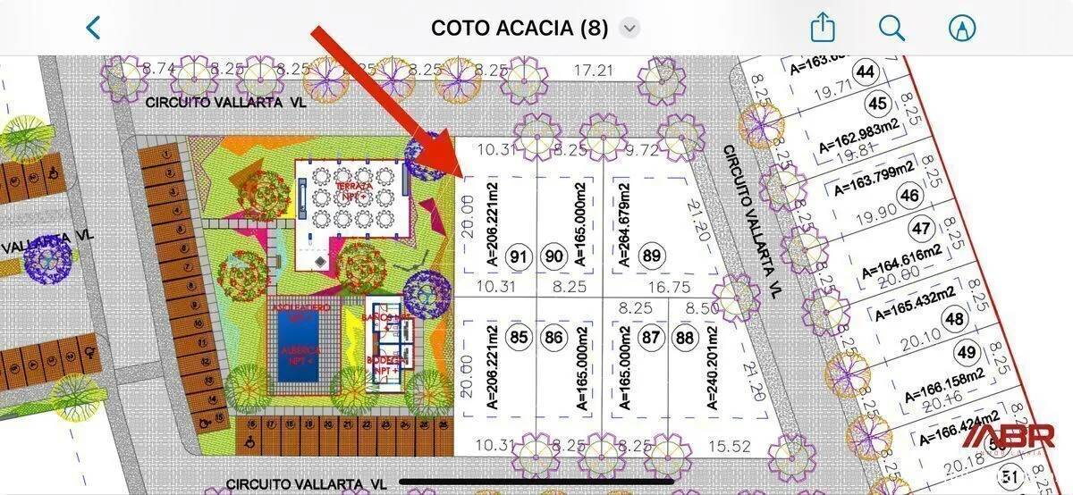 Foto 5 de TERRENO COTO ACACIAS  PARQUES VALLARTA A UN COSTADO DE CASA CLUB