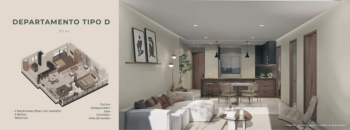 Foto 9 de DEPARTAMENTO NUEVO EN PREVENTA COLOMOS $5'730,000 pesos