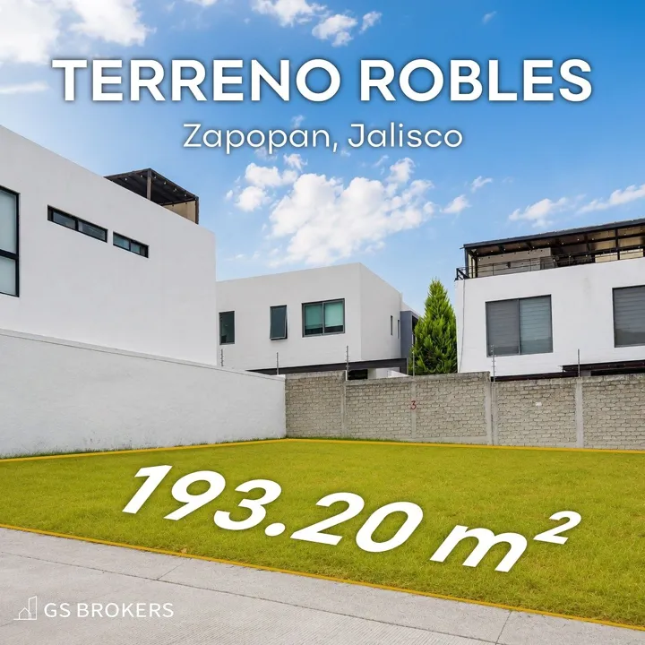 Terreno en Venta en los Robles Residencial/ Zapopan, Jalisco