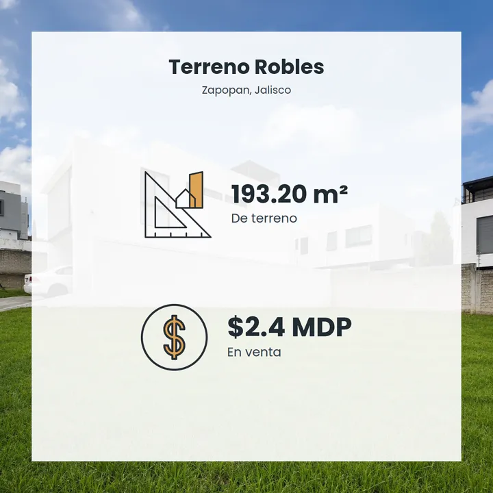 Foto 2 de Terreno en Venta en los Robles Residencial/ Zapopan, Jalisco