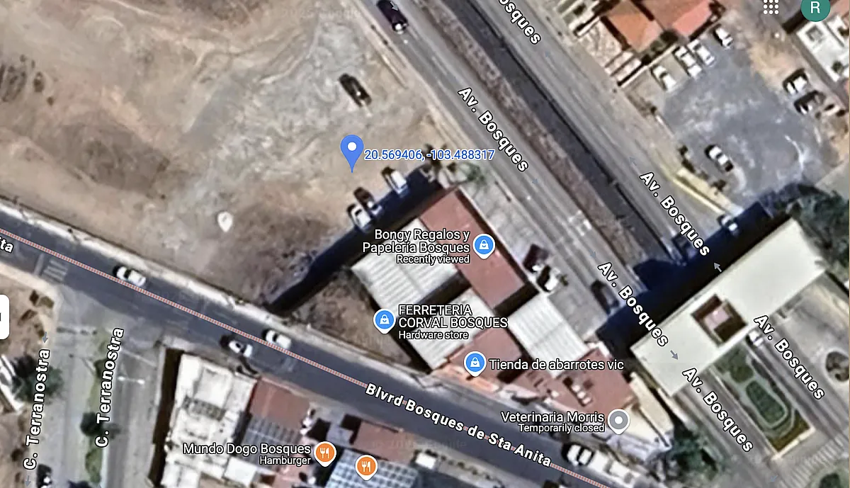Terreno comercial en venta - Bosques de Santa Anita, Tlajomulco de Zuñiga