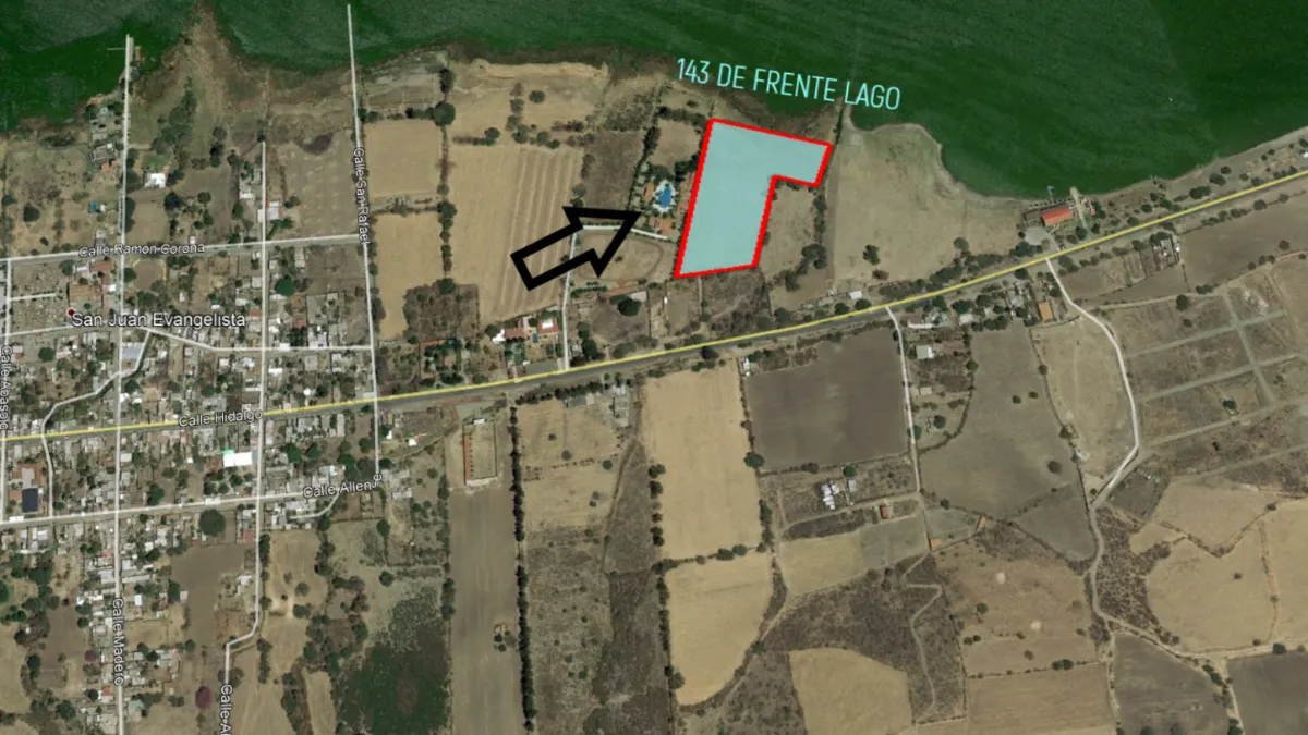 Terreno En Venta En Laguna de Cajititlan, Jalisco