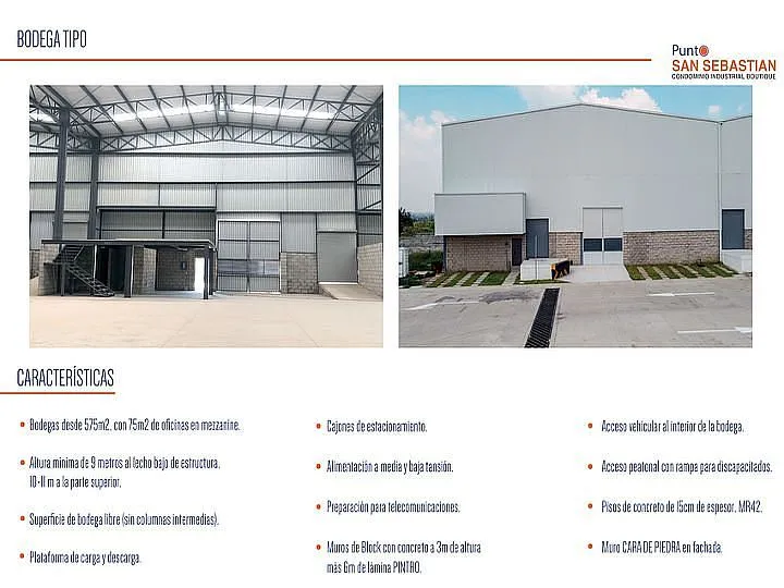 Foto 5 de BODEGA  EN VENTA   Parque Industrial Punto San Sebastián