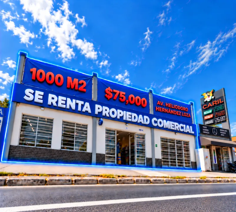 LOCAL COMERCIAL EN RENTA EN AV. PRINCIPAL DE EL SALTO (HELIODORO HERNÁNDEZ LOZA)