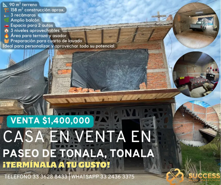 Casa en venta en PASEO DE TONALA, Paseos de Tonalá, Tonalá