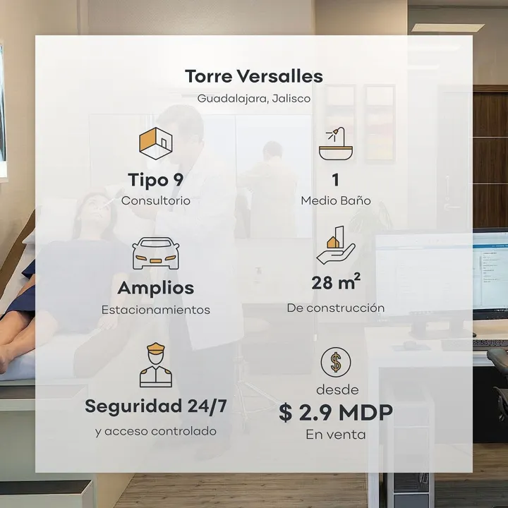 Foto 3 de Torre de Especialidades Versalles | Consultorio Médico en Venta