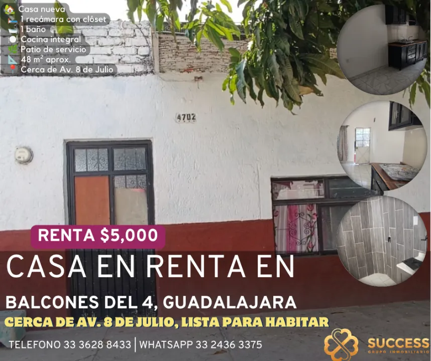 Casa en renta en BALCONES DEL 4, Balcones del Cuatro, Guadalajara