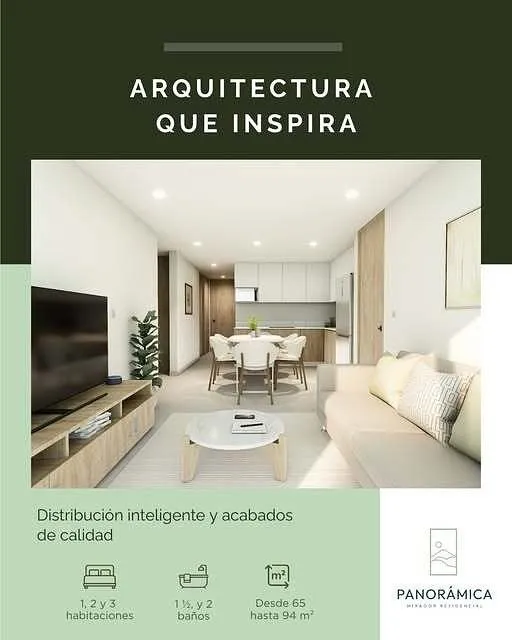 Foto 4 de Panorámica Mirador Residencial – Departamentos en Preventa frente a la Barranca