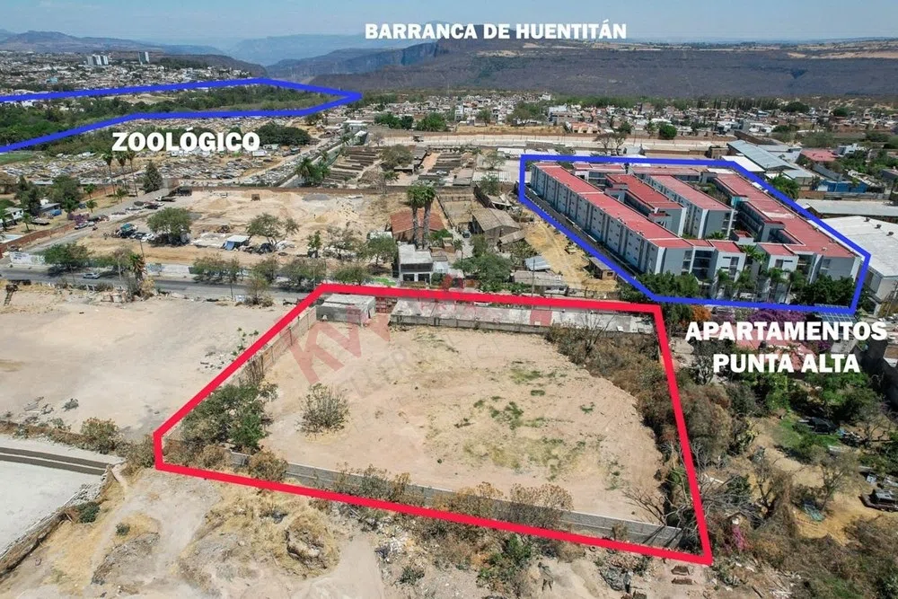 Foto 9 de Terreno en venta en Huentitán Guadalajara 4,030 m² para desarrollo vertical.