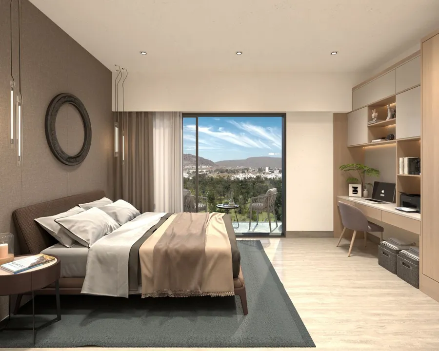 Foto 5 de Departamento en preventa Met Park Torre Bambú, 2 hab. , Arcos de Guadalupe