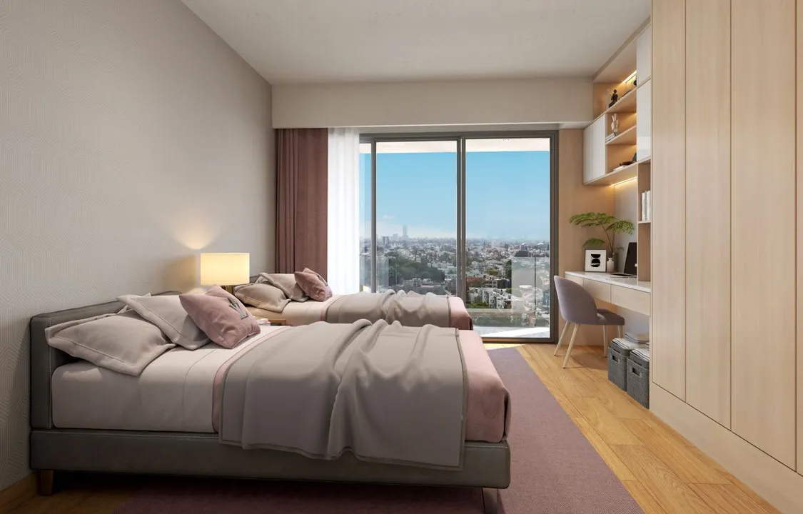 Foto 6 de Departamento en preventa Met Park Torre Bambú, 2 hab. , Arcos de Guadalupe