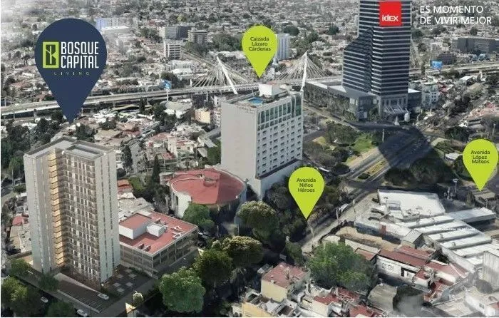 Foto 5 de Departamento de 2 habitaciones en preventa en Jardines del Bosque