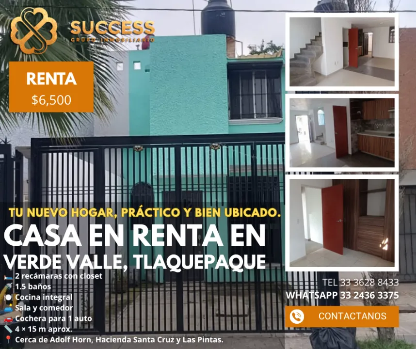 Casa en renta en Verde Valle, Sin Nombre, San Pedro Tlaquepaque