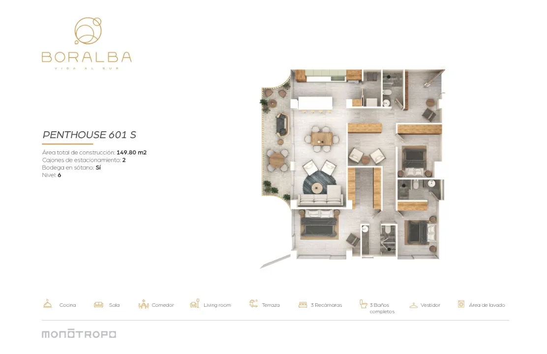 Foto 4 de Departamento en venta en Calle 17 de Mayo, La Tijera, Tlajomulco de zuñiga