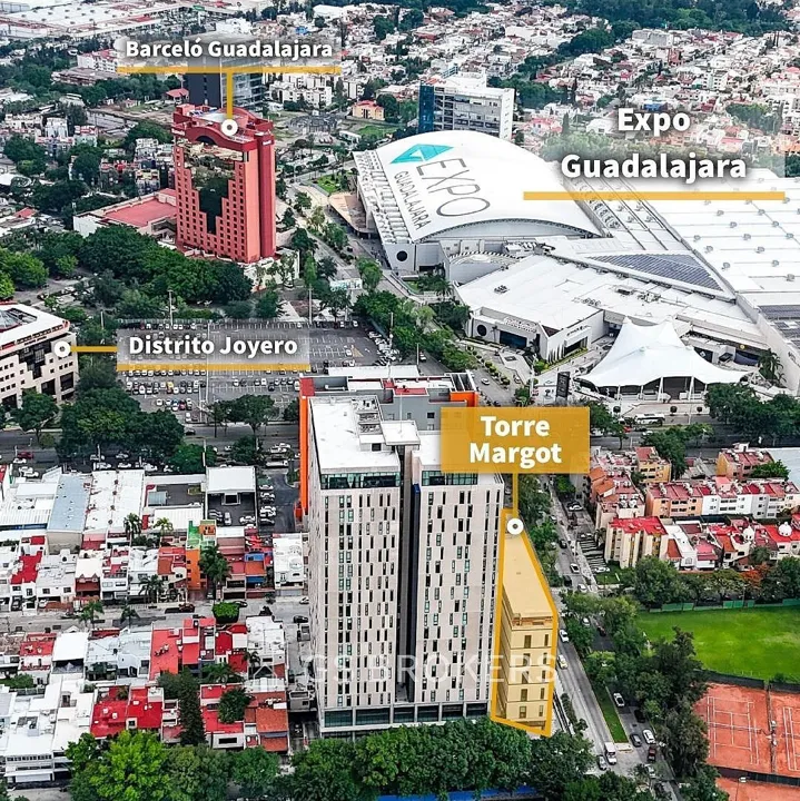 Foto 3 de DEPARTAMENTO EN VENTA TORRE MARGOT LISTO PARA AIRBNB EN EXPO GUADALAJARA