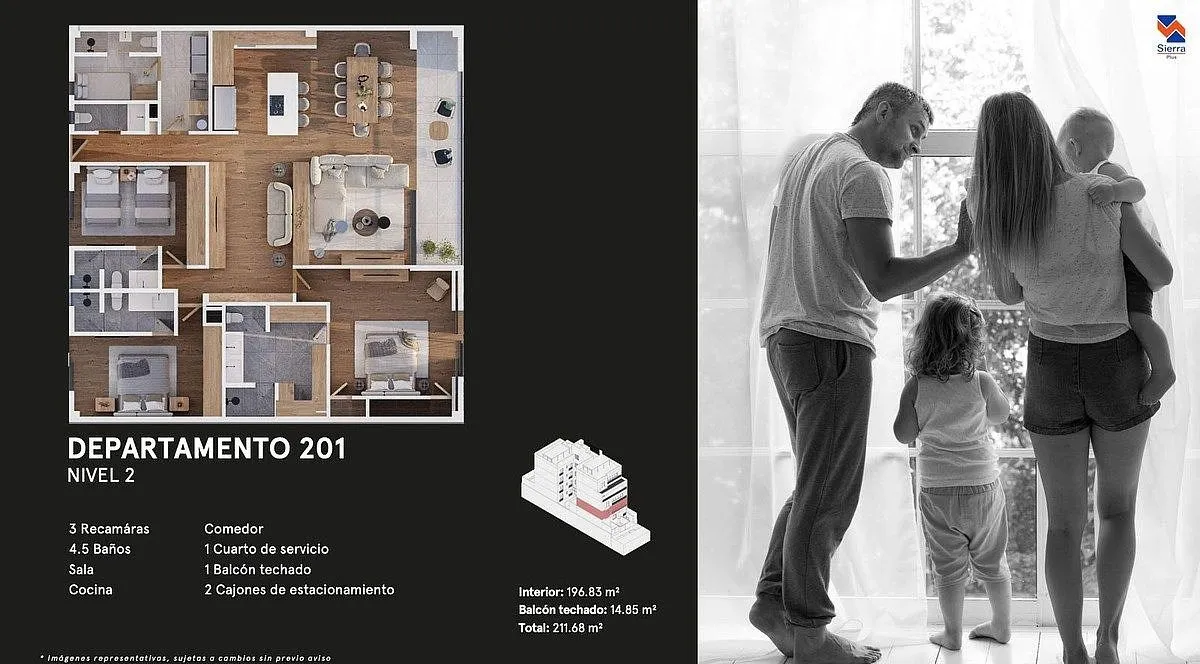 Foto 6 de Departamento en venta en el Country Club, Torre Berinia, $ 23,480,160.00
