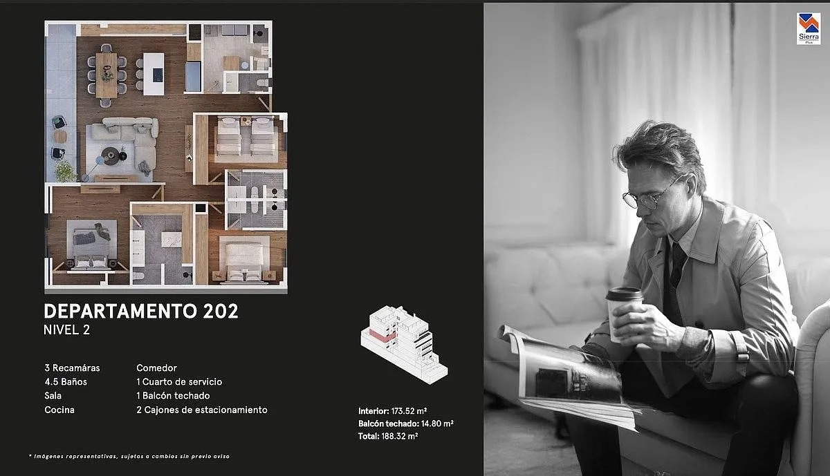 Foto 7 de Departamento en venta en el Country Club, Torre Berinia, $ 23,480,160.00