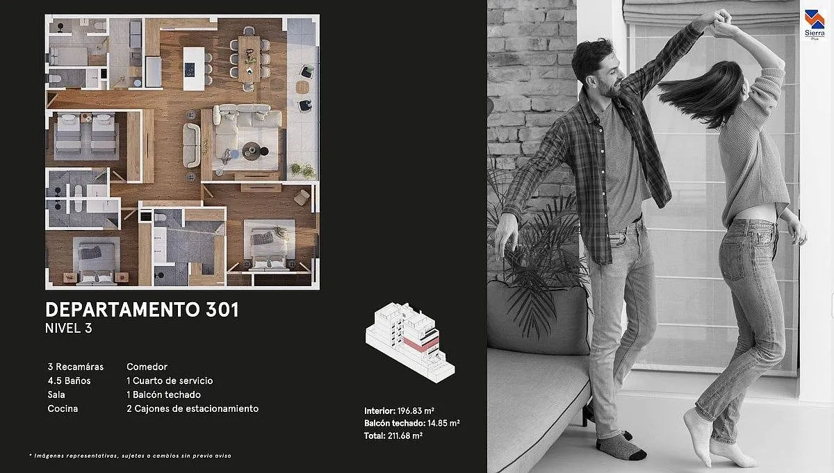 Foto 9 de Departamento en venta en el Country Club, Torre Berinia, $ 23,480,160.00