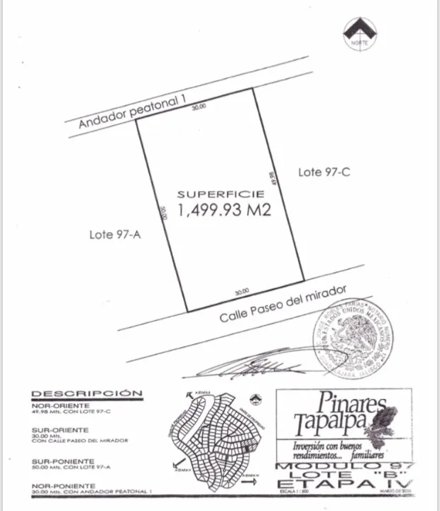 Foto 5 de Terreno en venta en Paseo Pinares, San Antonio, Tapalpa , Guadalajara