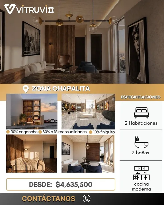 Foto 9 de DEPARTAMENTO EN PREVENTA EN CHAPALITA