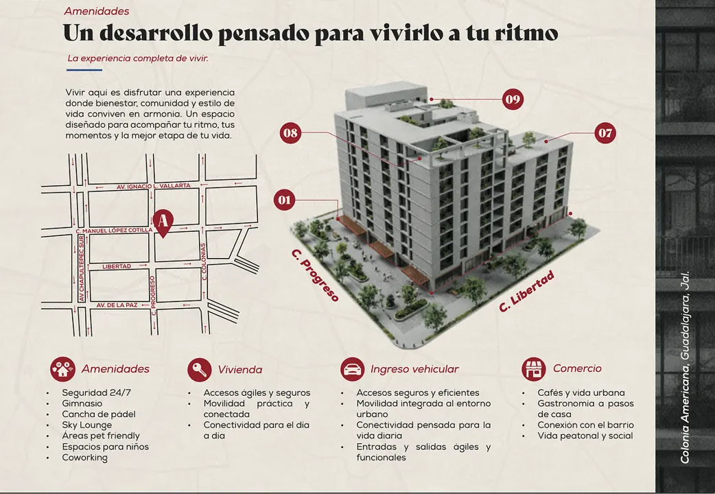 Foto 6 de DEPARTAMENTOS EN PREVENTA | COLONIA AMERICANA, GUADALAJARA, JALISCO
