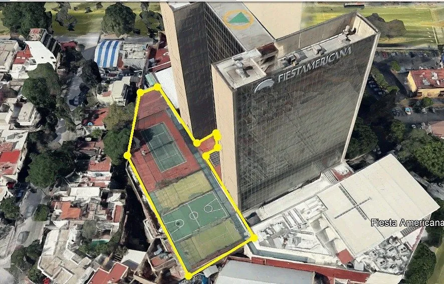 Renta de canchas para instalar pádel en Hotel Fiesta Americana, Vallarta Pte.