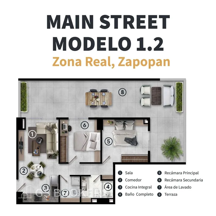 Foto 4 de Departamento en Preventa: Modelo Tipo 1  |Valle Real