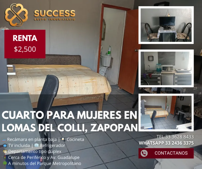 Departamento en renta en Lomas Del Colli , Lomas Del Colli, Zapopan