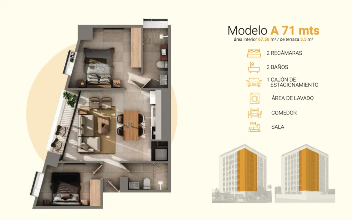 Foto 5 de Departamentos en Preventa en Chapalita Sur, Guadalajara, Jalisco