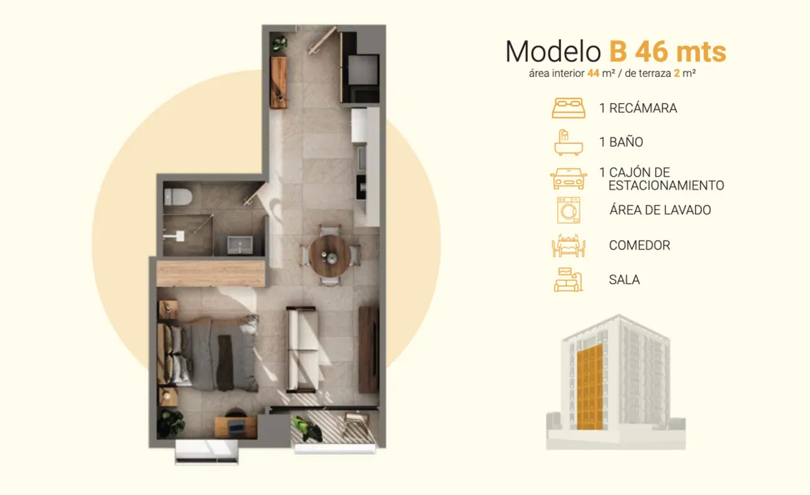 Foto 6 de Departamentos en Preventa en Chapalita Sur, Guadalajara, Jalisco