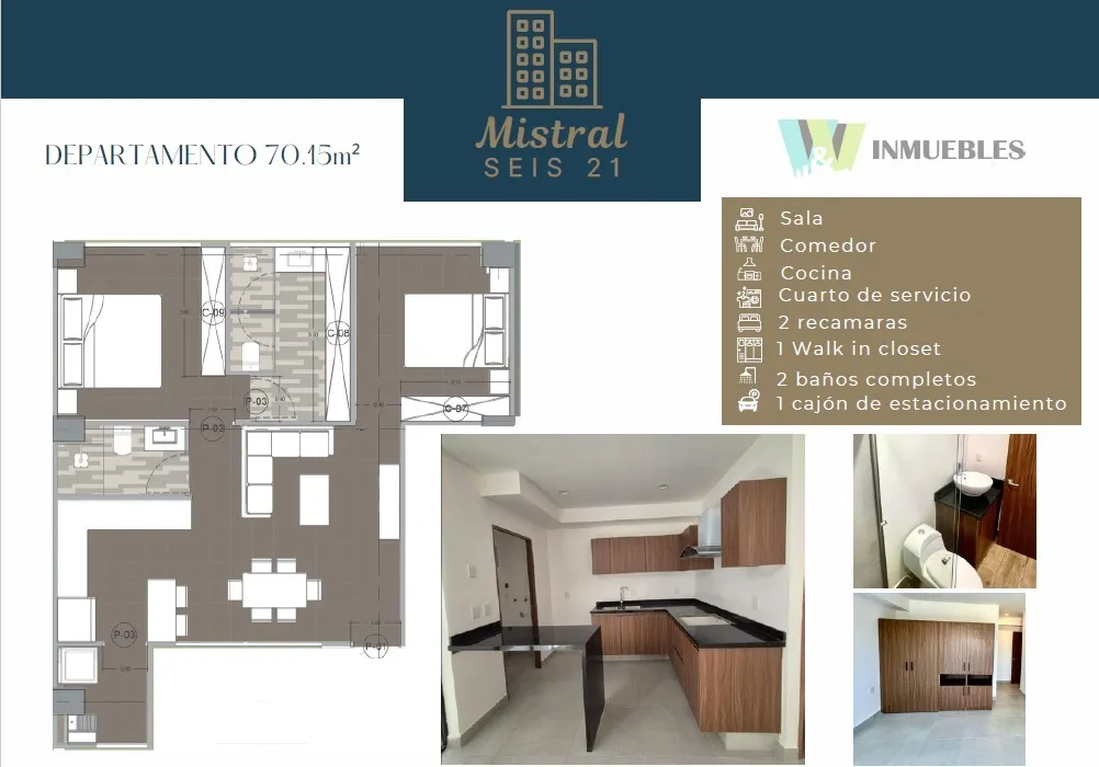 Foto 9 de Departamento en venta en Gabriela Mistral, El Retiro, Guadalajara