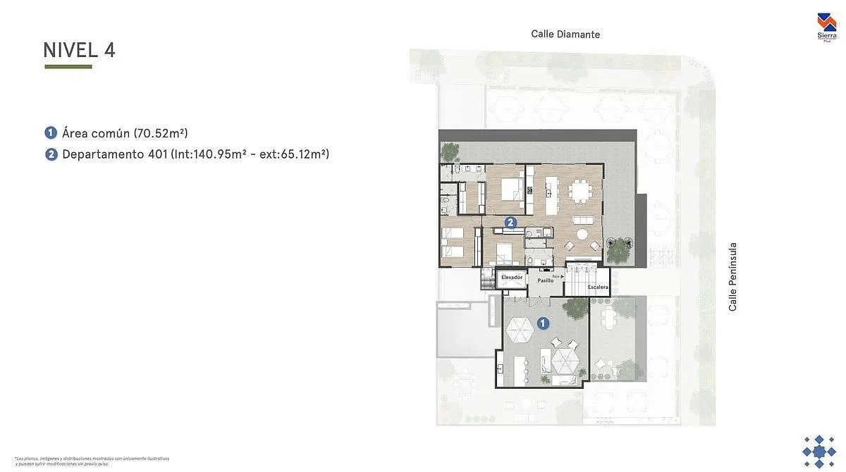 Foto 8 de Departamentos en Venta en Bosques de la Victoria, Torre Diamante, 102.31 m2