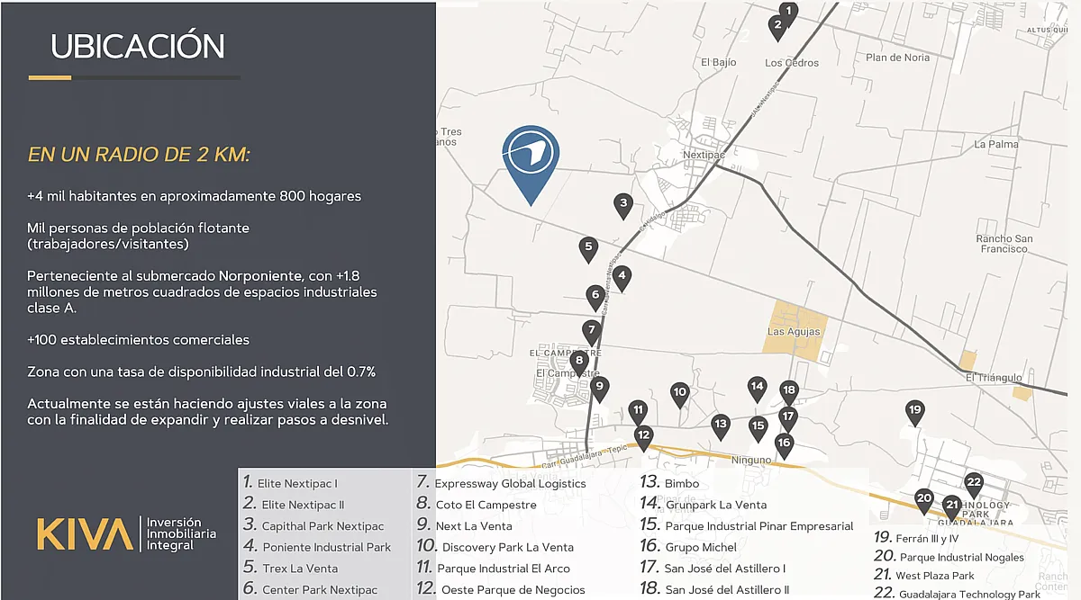 Foto 8 de Terreno Industrial en Venta en Parque Industrial Nextipark, Zapopan