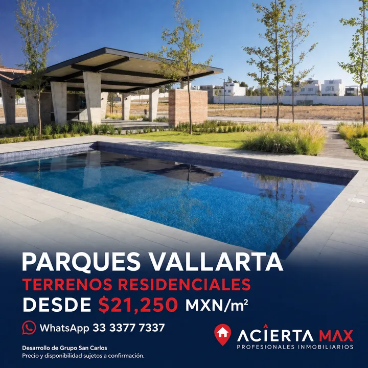 Terreno residencial en venta en Parques Vallarta, Zapopan