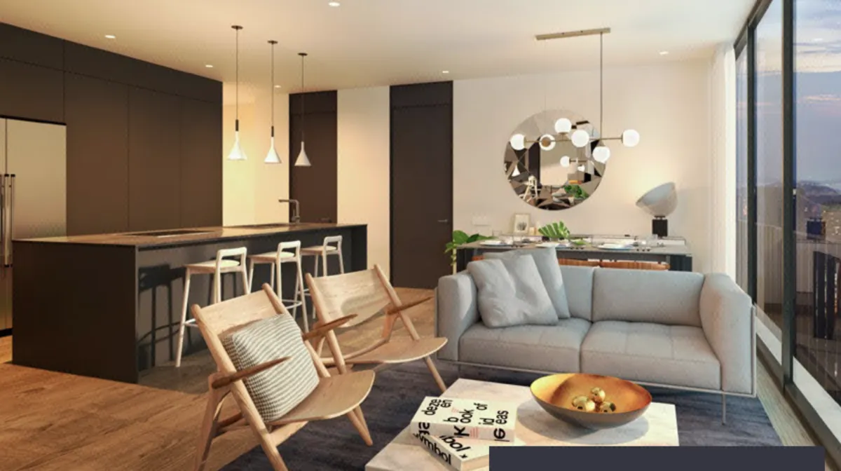Departamento nuevo en Punto Sao Paulo, Providencia