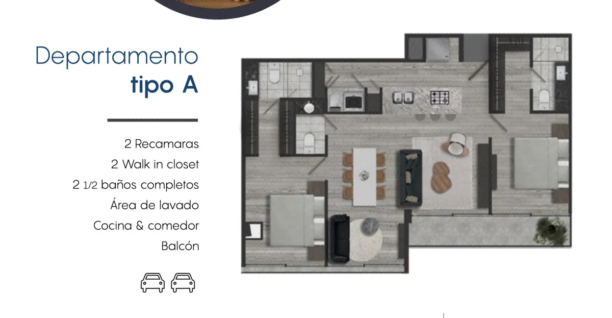 Foto 3 de Departamento nuevo en Punto Sao Paulo, Providencia