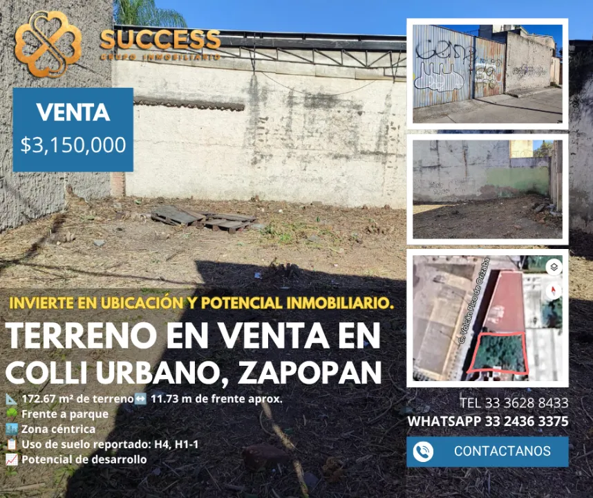 Terreno en venta en COLLI URBANO, Colli Urbano, Zapopan