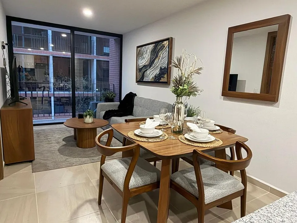 Foto 4 de Departamento amueblado en renta en Condominio Argentina, Col. Moderna, Gdl.