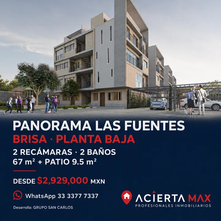 Foto 3 de Departamento Brisa en planta baja con patio en Panorama Las Fuentes